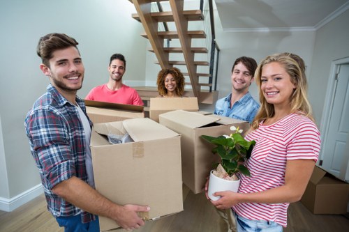 Business relocation checklist and packing materials for West Hampstead