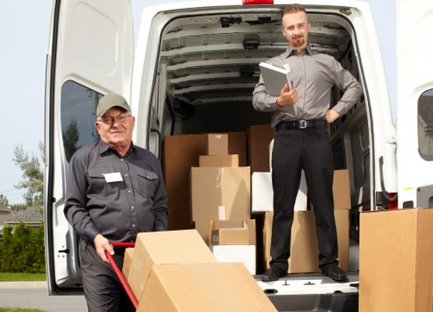 Moving truck service for local homes in West Hampstead