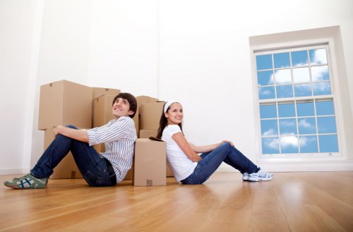 Local removals team helping with a home relocation in West Hampstead