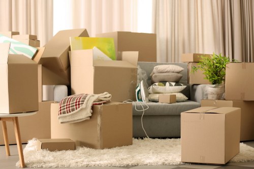 Furniture disassembly and moving preparation in a West Hampstead property