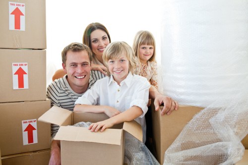 Careful loading and access management for an office move in West Hampstead
