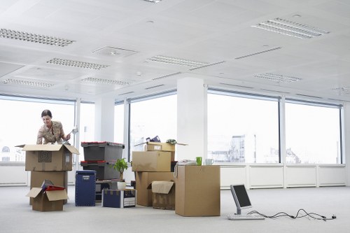 Commercial removal van and office relocation services