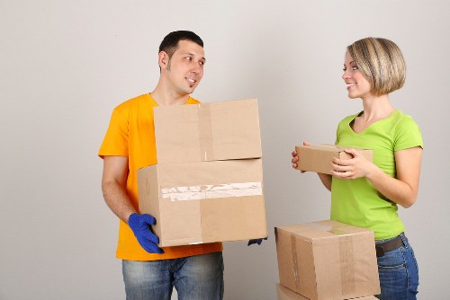 Updated cookie policy notice for a removal van service website